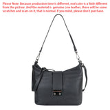 Royal Bagger Fashion Crossbody Bags for Women, Genuine Leather Satchel Purse, Casual Shoulder Bag with Two Straps 1802